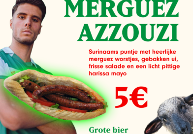 Het Supportersbroodje aankomende vrijdag, de Merguezazzouizi!