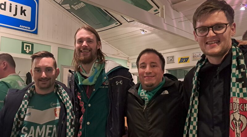 De 4 musketiers van Dordt: Erwin, Juan, Marco en Thomas