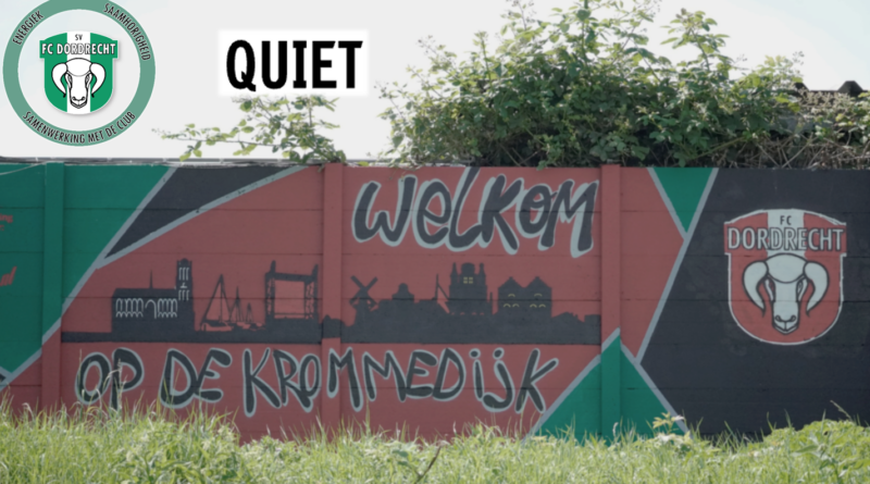 Supportersvereniging FC Dordrecht en Stichting Quiet Drechtsteden slaan handen ineen